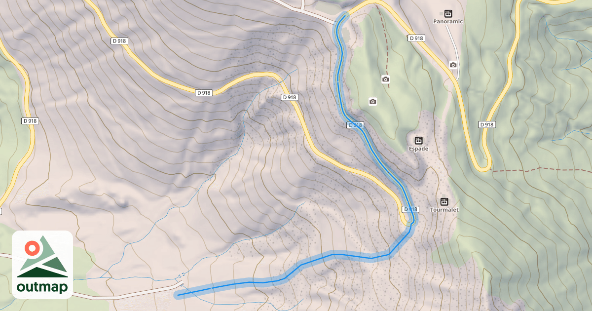 Map of Tourmalet