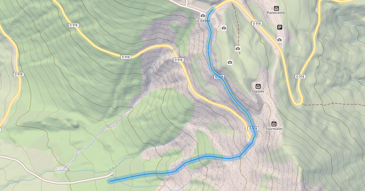Map preview of Tourmalet