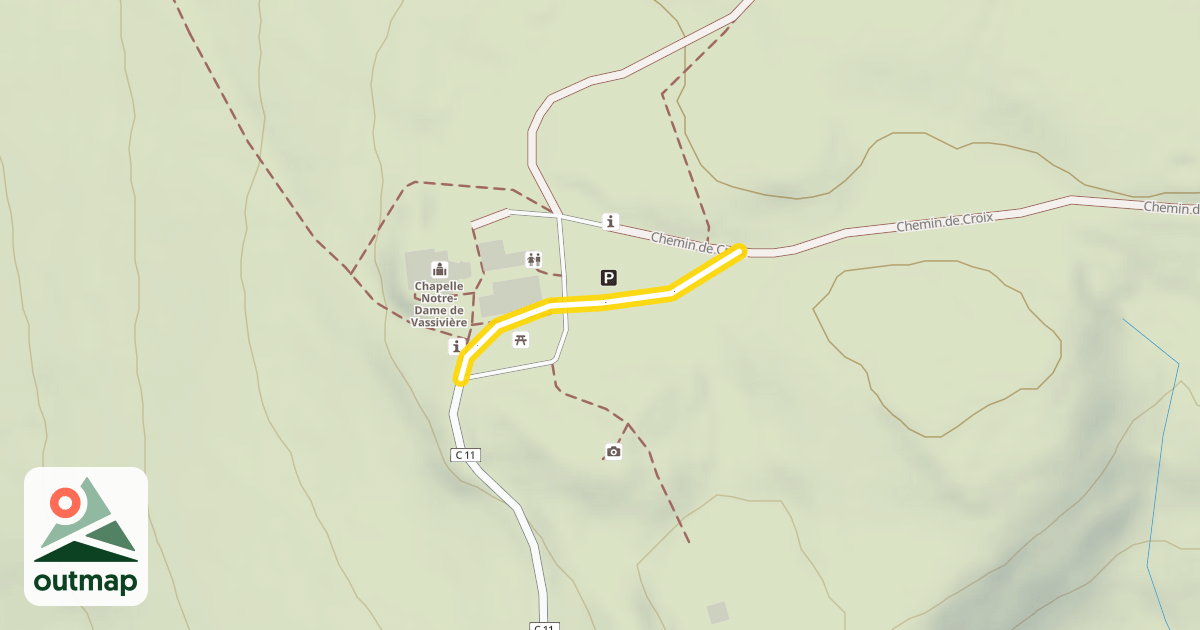 Map of Puy Merle