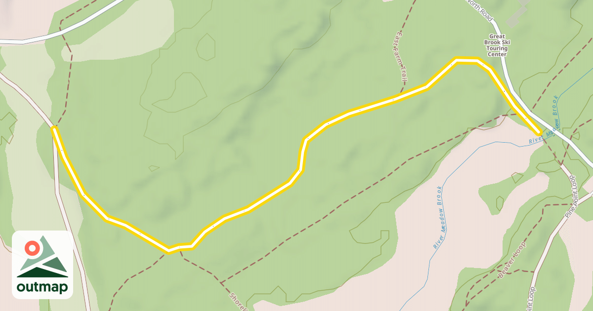 Map of Pine Point Loop