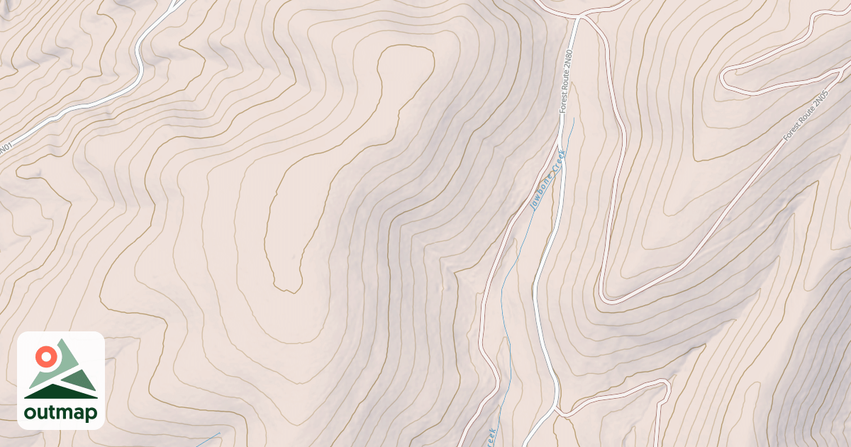 Map of CHERRY LAKE NO OHV-ATV