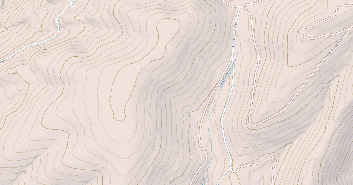 Map preview of CHERRY LAKE NO OHV-ATV