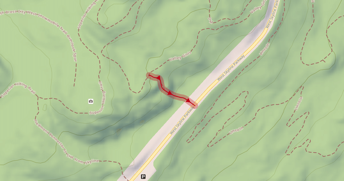 Map preview of Valley Girls Chute