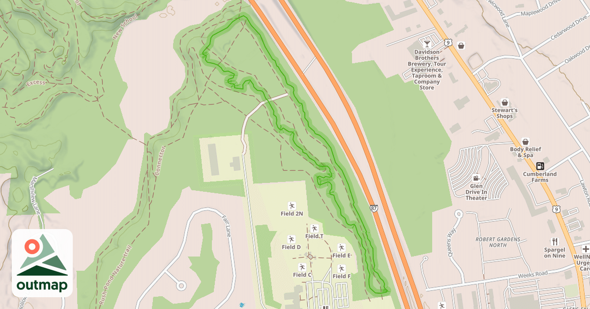 Map of QUFSD Trail
