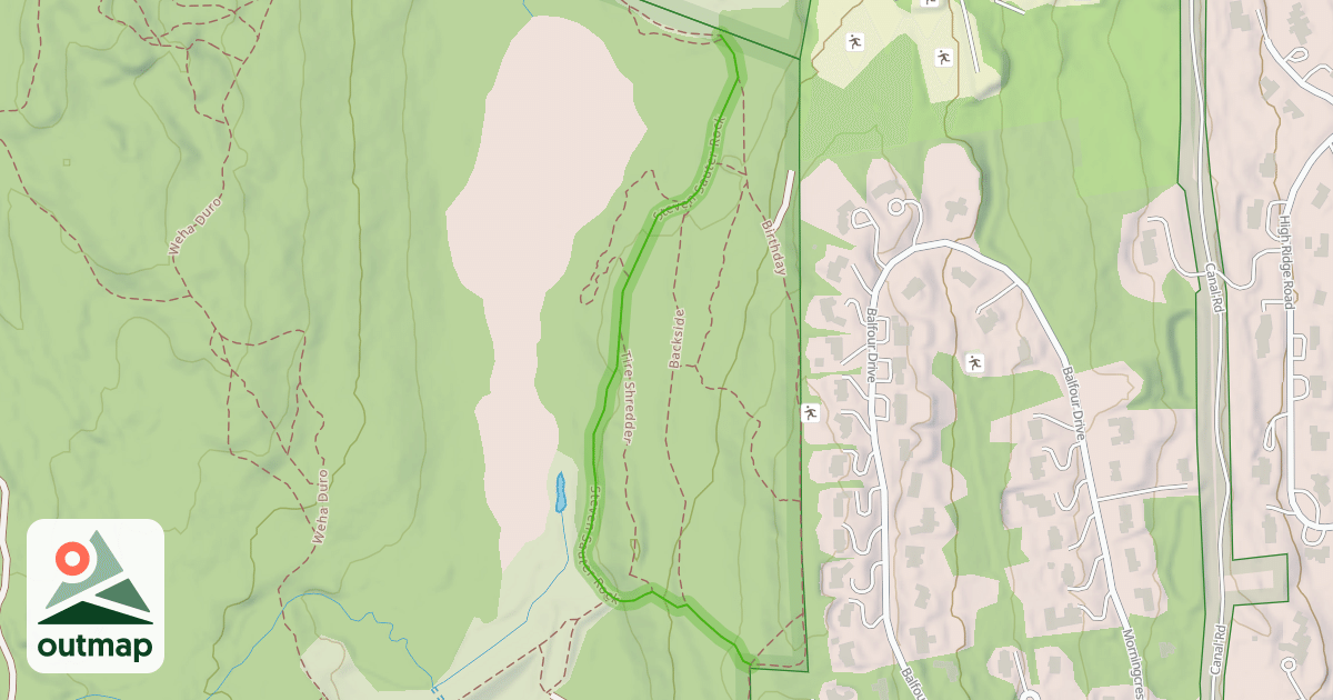 Map of Steven Sauter Rock