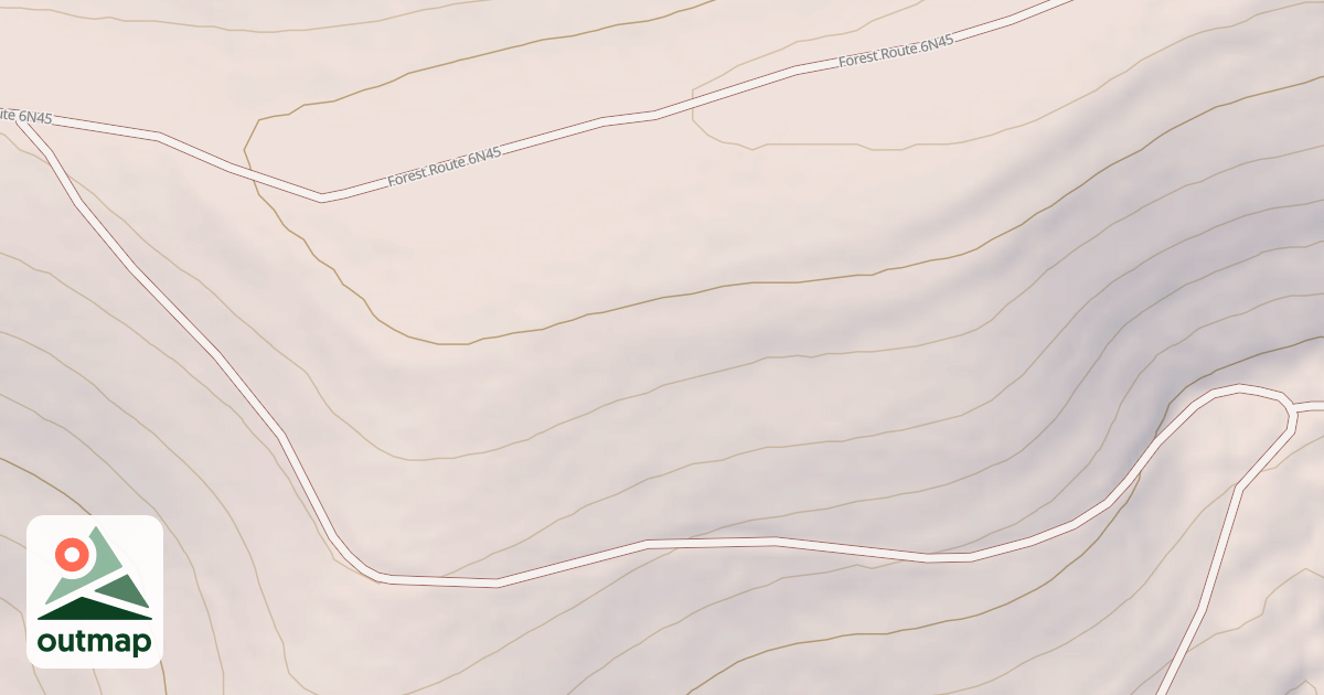 Map of USFS Motor Vehicle Use Map Roads {33F655C1-1046-4619-8314-5B5ACD0378DD}