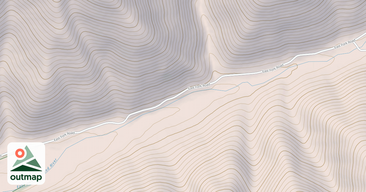 Map of E FK BIG WOOD RIVER