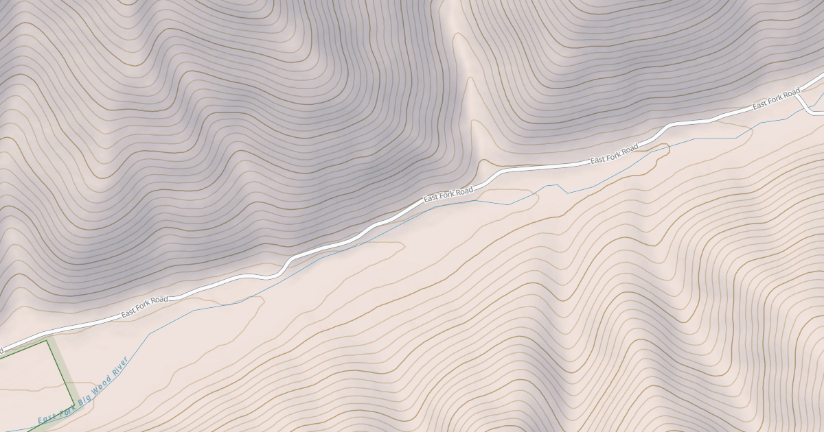 Map preview of E FK BIG WOOD RIVER