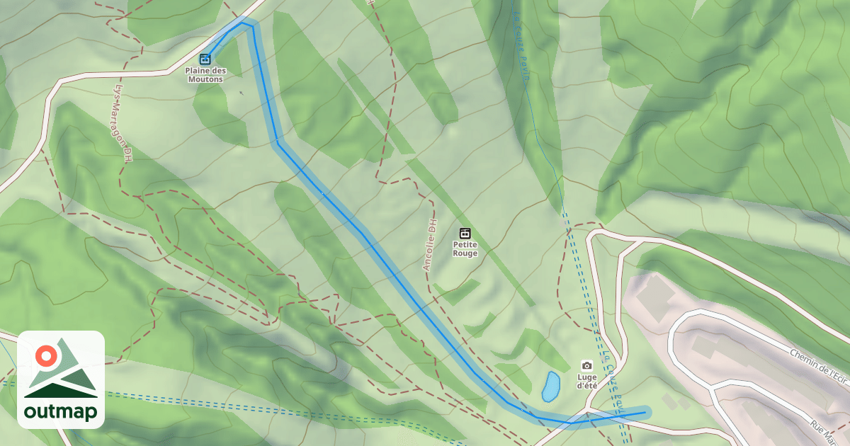 Map of Les Hermines
