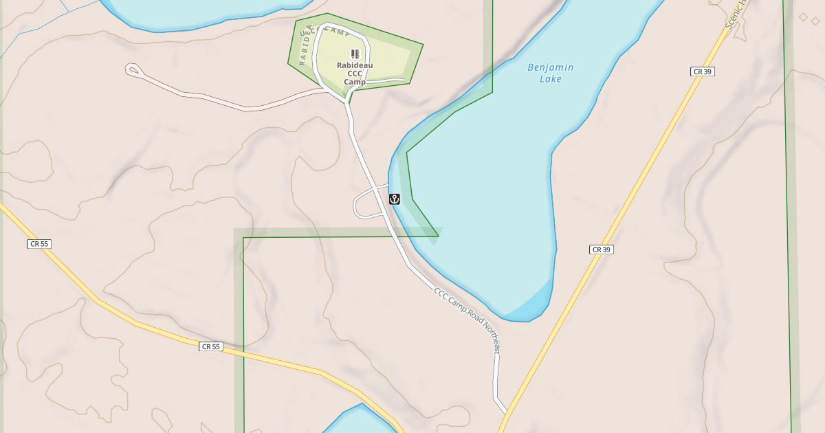 Map preview of RABIDEAU CCC CAMP