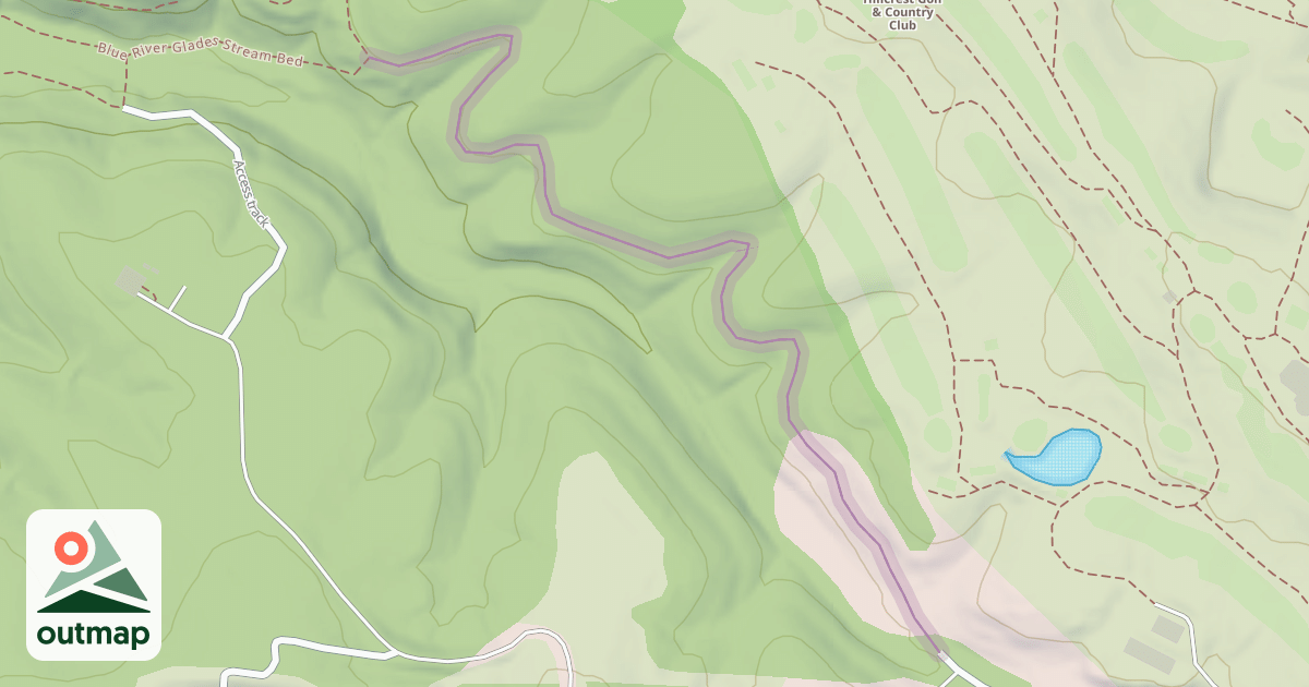 Map of Blue River Glades Connector