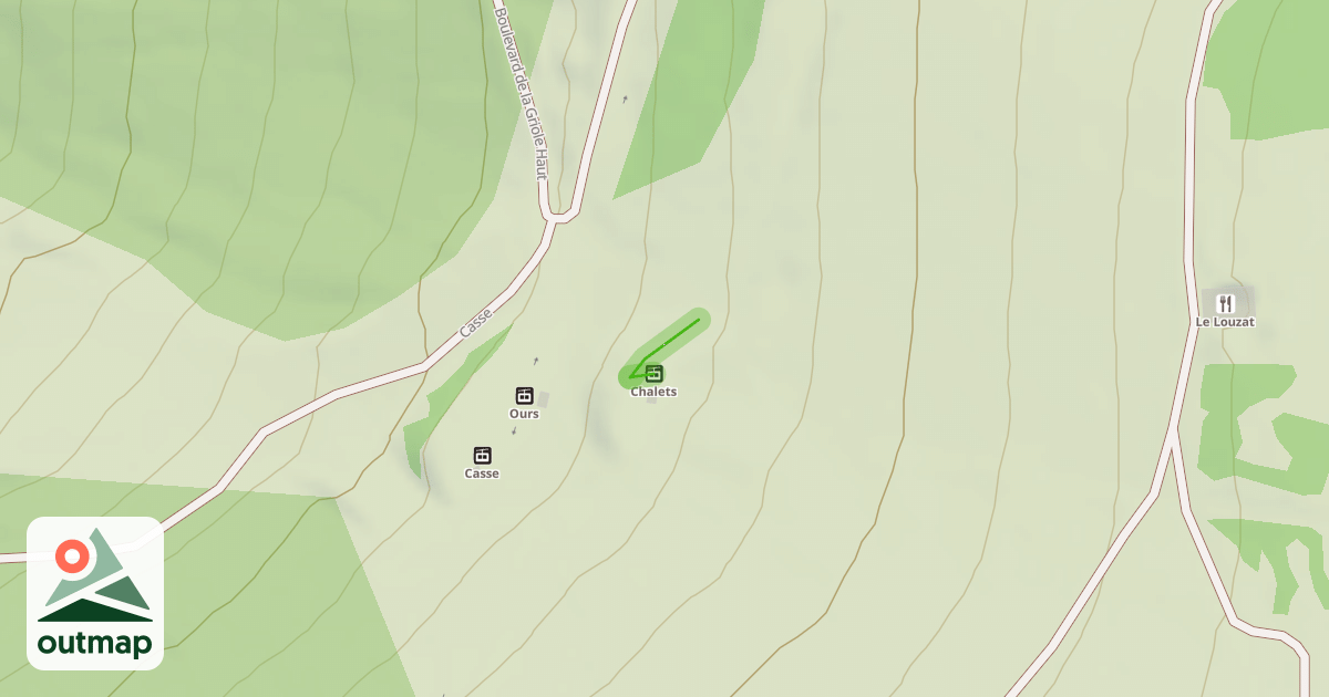 Map of Chalet