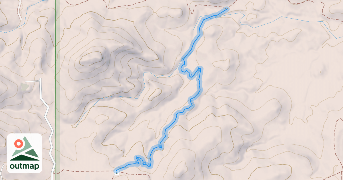 Map of Lost Arrow Trail
