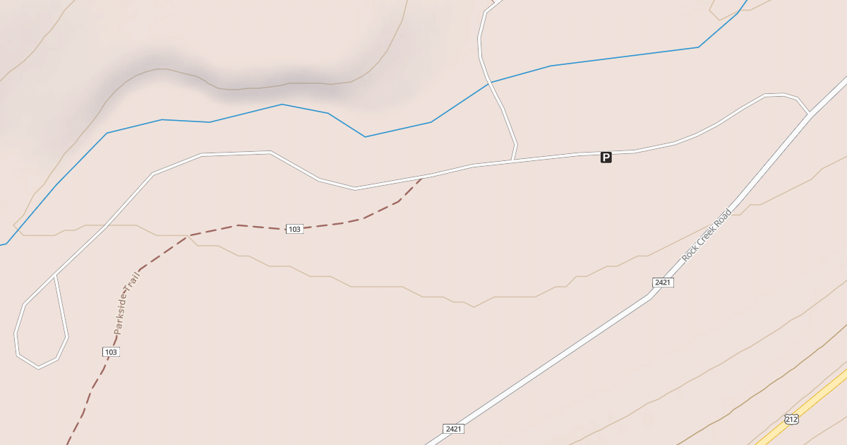 Map preview of UPPER PARKSIDE CAMPGROUND