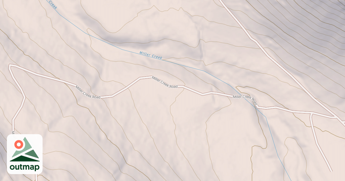 Map of MILLER CREEK