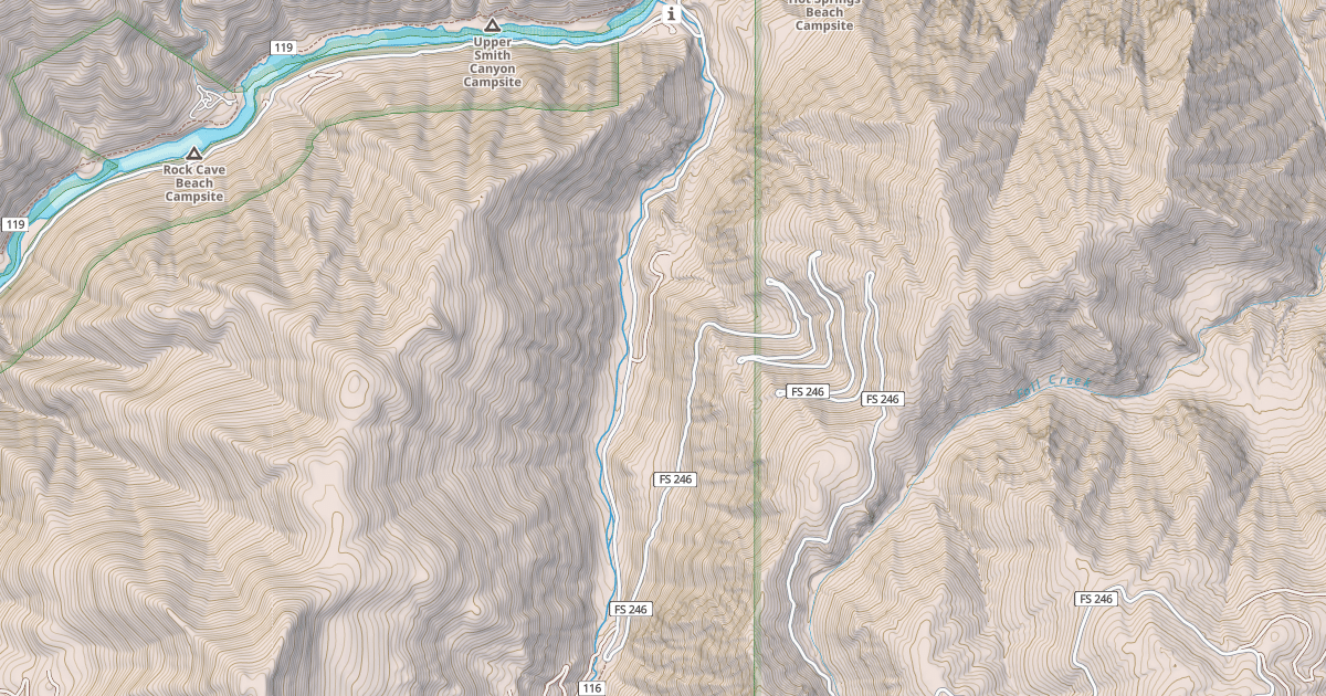 Map preview of BURGDORF-FRENCH CREEK