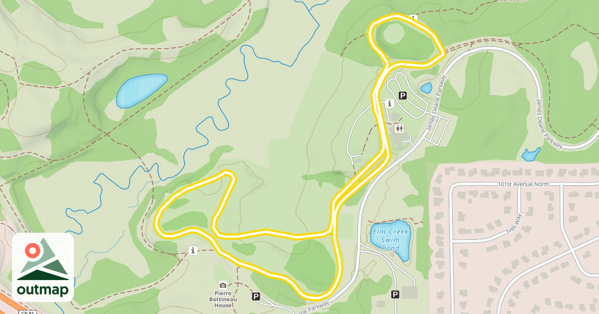 Map of Valley Trail