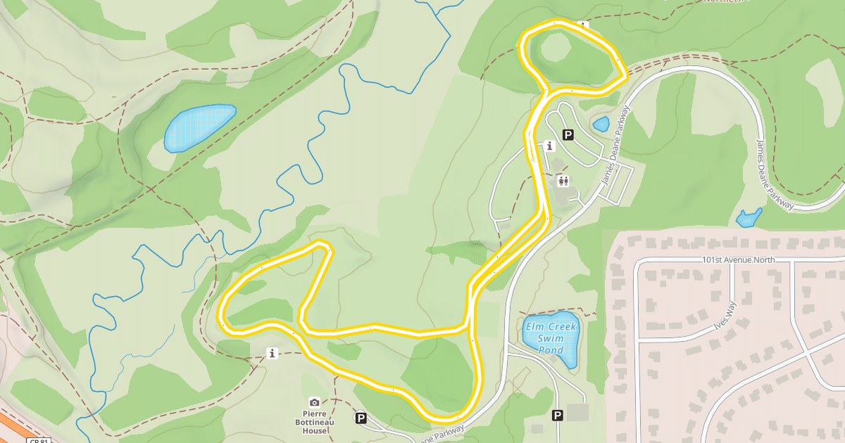 Map preview of Valley Trail