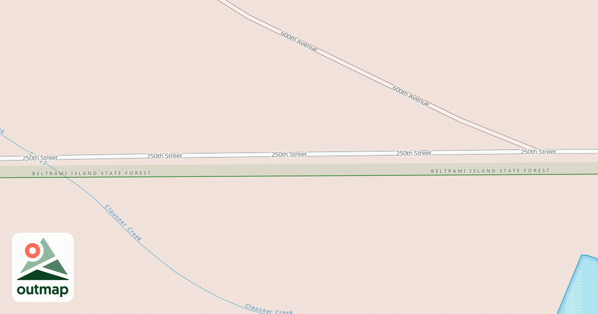 Map of Warroad/Roseau Trails