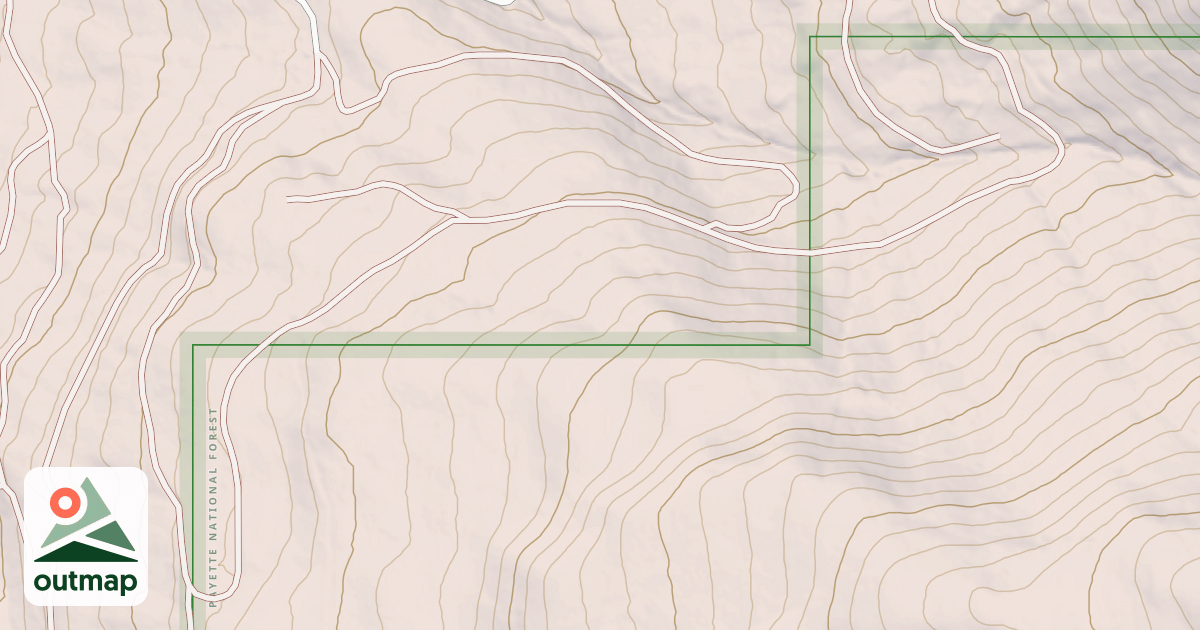 Map of FALL CREEK