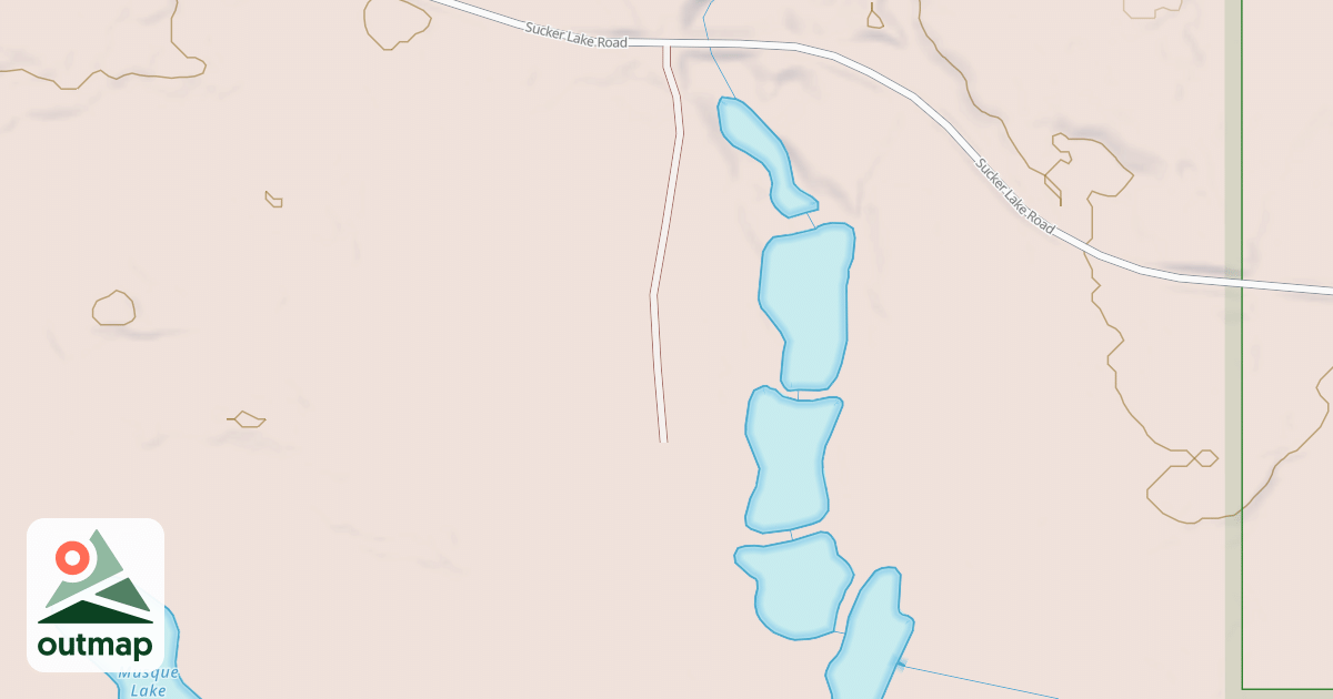 Map of USFS Motor Vehicle Use Map Trails 24419