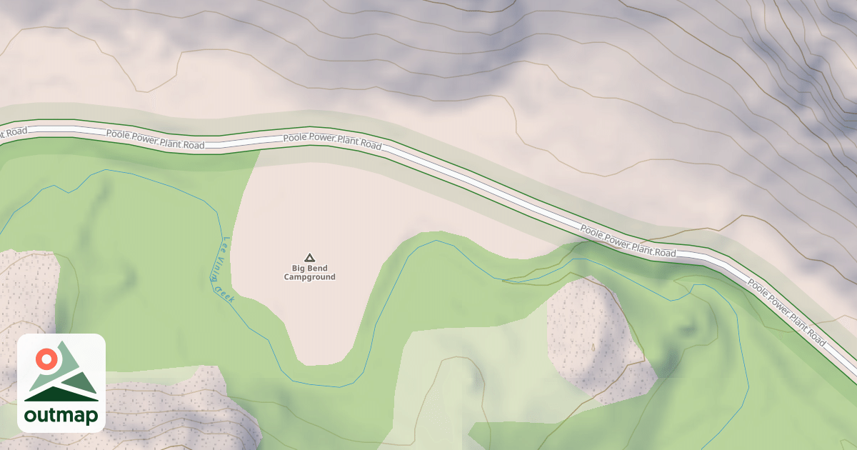Map of BIG BEND CG