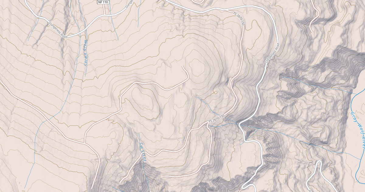 Map preview of USFS National Forest System Roads {B55E2A35-AE1D-4B64-8368-A3D3E9F66DB9}