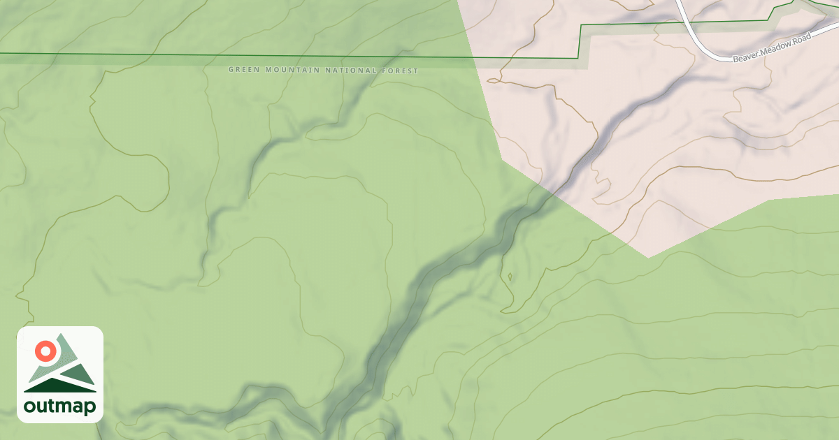 Map of Meadow Brook Parking Access