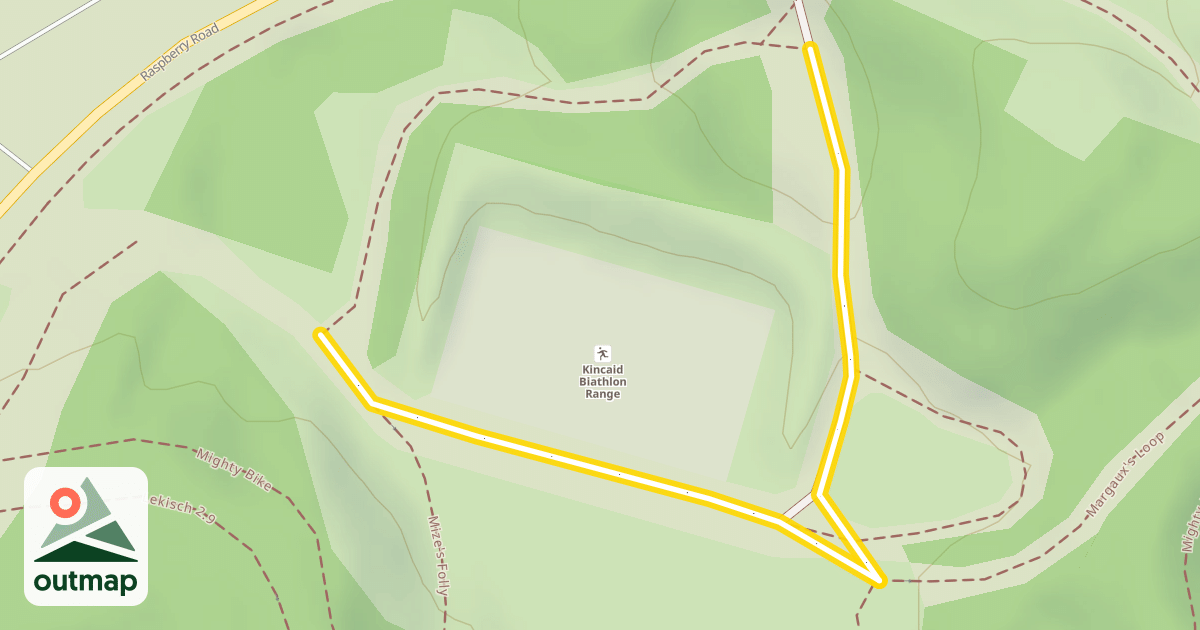 Map of Kim Berg Biathlon Range
