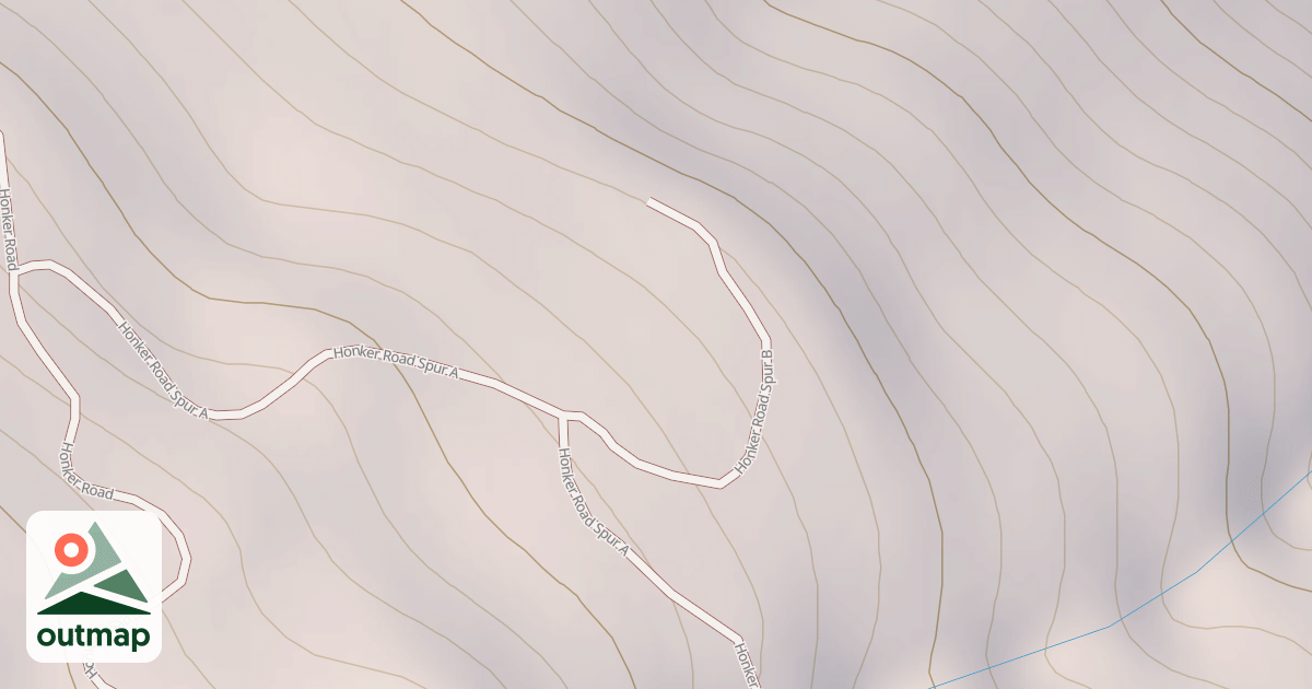 Map of HONKER