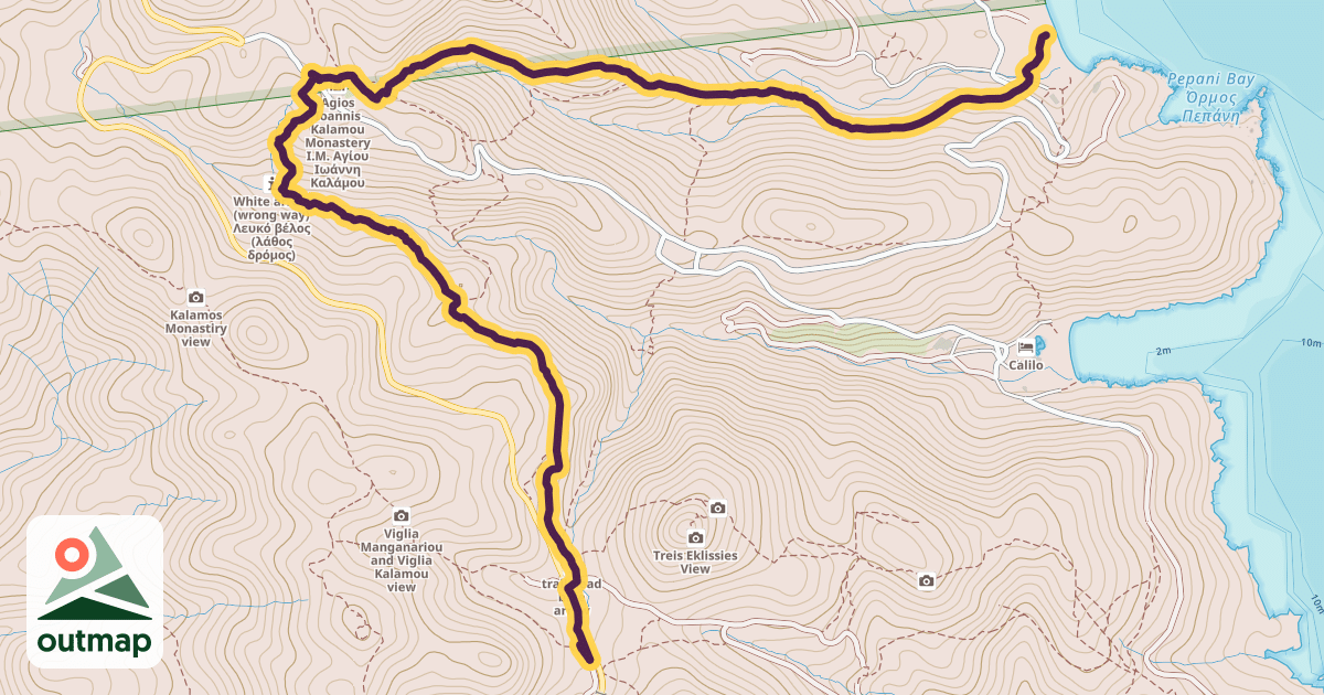 Map of Ioannis Monastery Trail