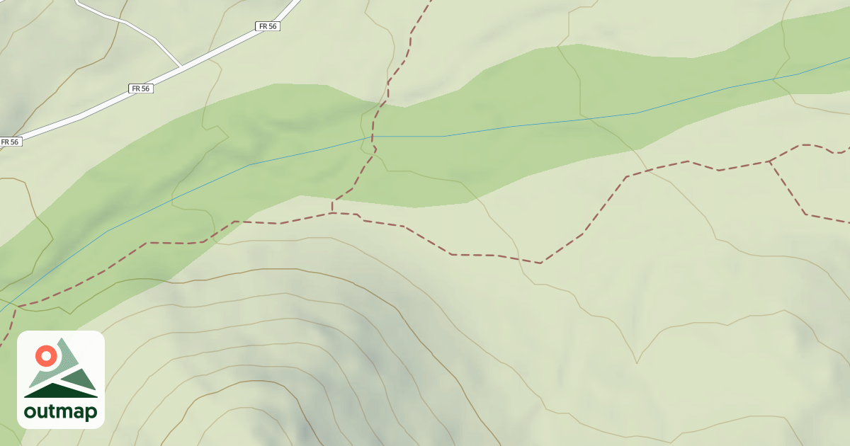 Map of BROKEN ARROW RANCH