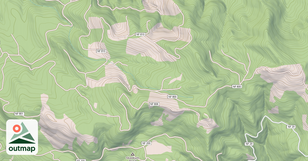 Map of BUCKHORN-BENCHMARK TB & TS'S
