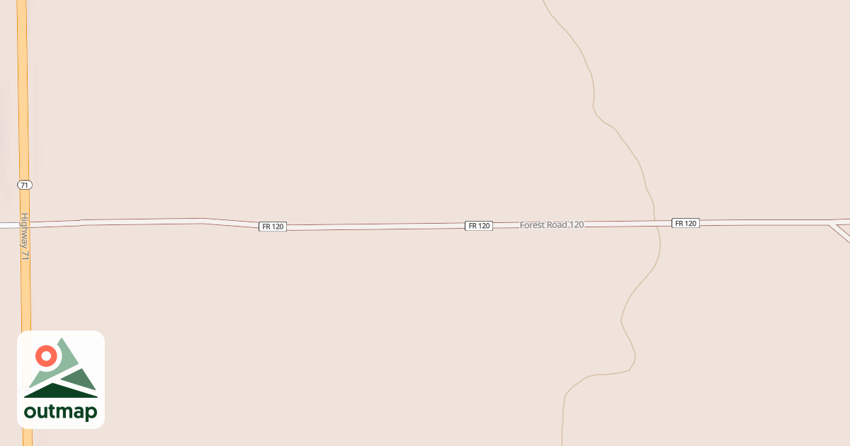 Map of ROAD 120