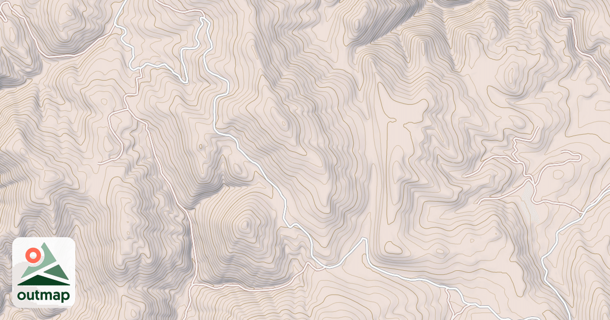 Map of BIG BASIN RIDGE