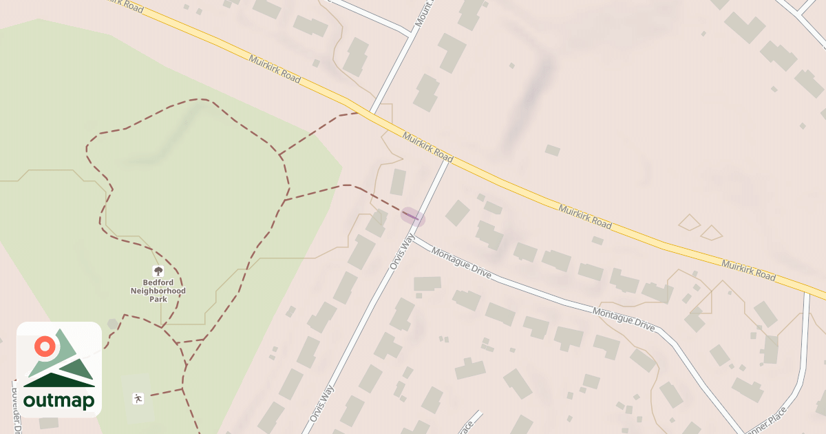 Map of To Orvis Way in Prince George's