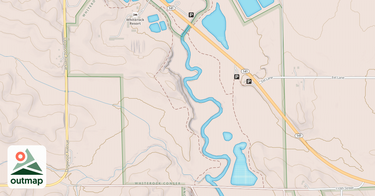 Map of Town Loop Trail