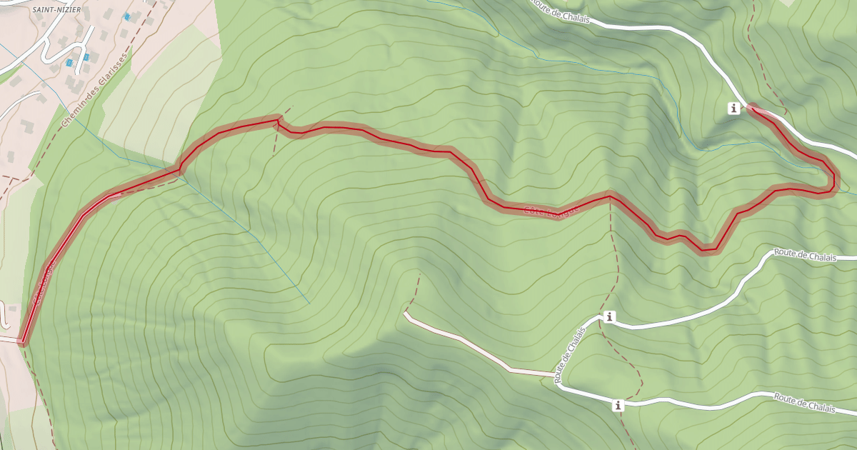 Map preview of Côte Longue