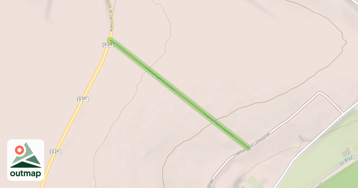 Map of Chemin des Coutures