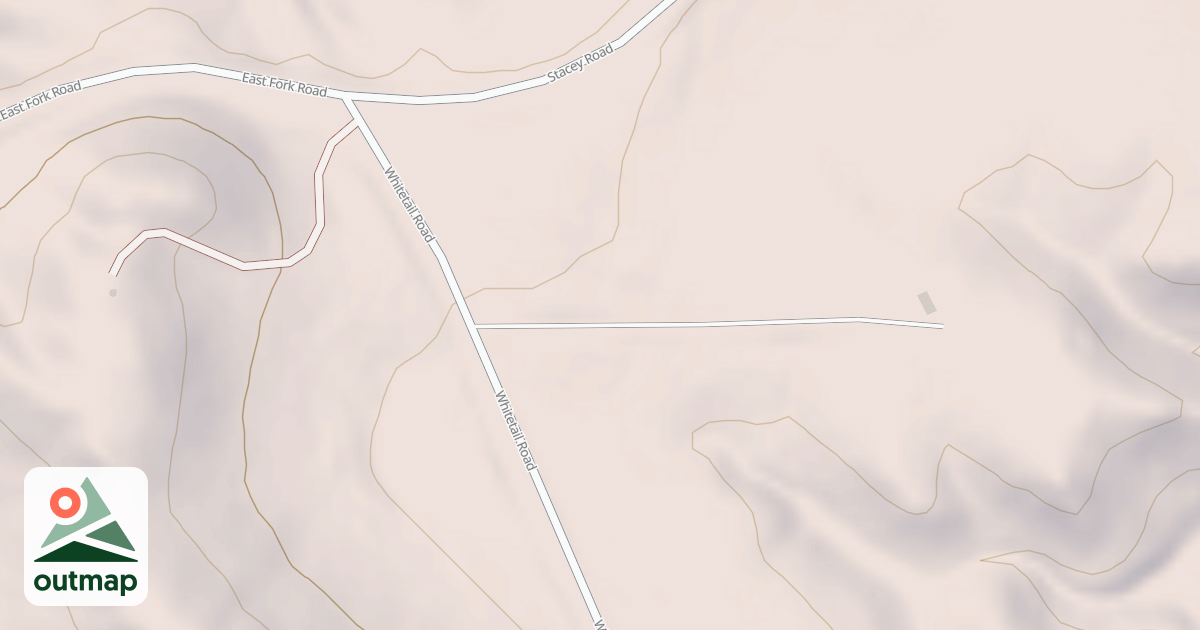 Map of WHITETAIL ADMIN. SITE