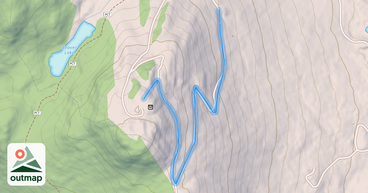 Map of Wildside Cat Track