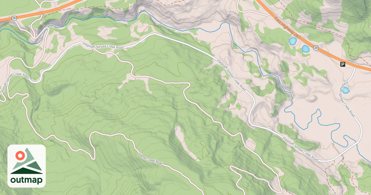 Map of Flagstaff (Rd) Connector