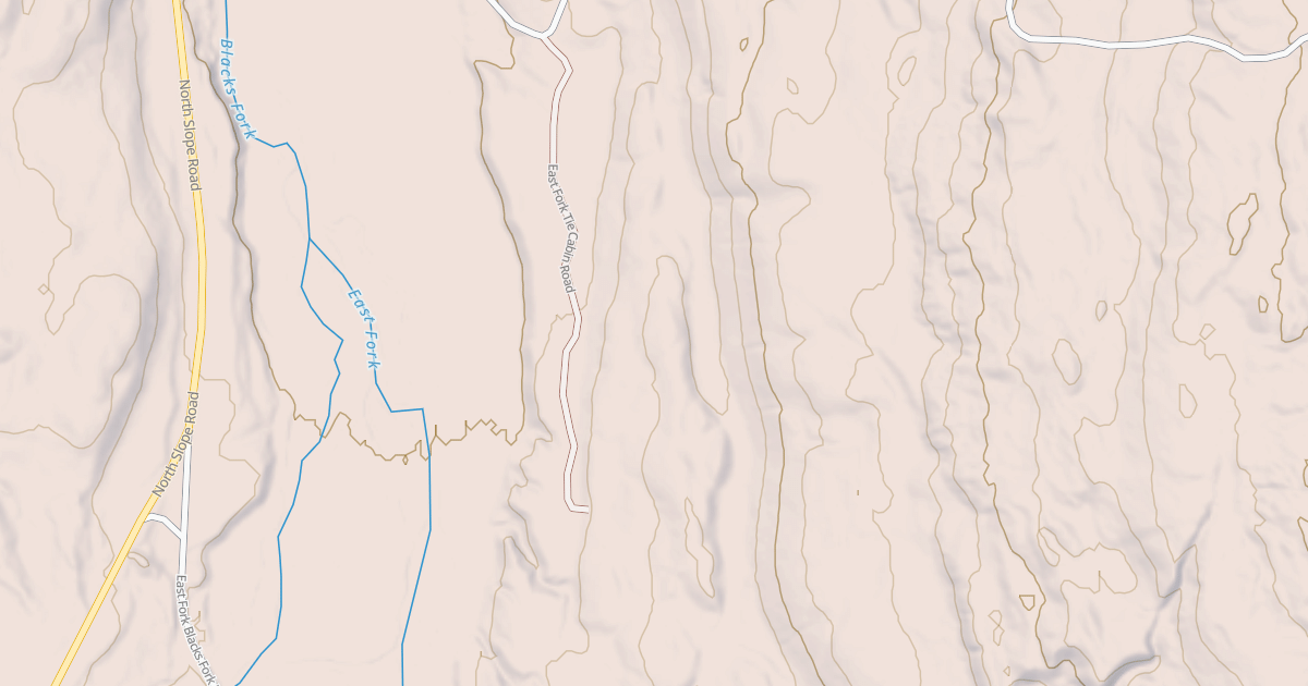 Map preview of EAST FORK TIE CABIN