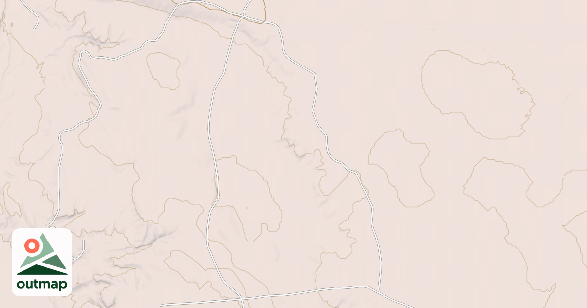 Map of Hackberry Trail System - Inner Loop Trail