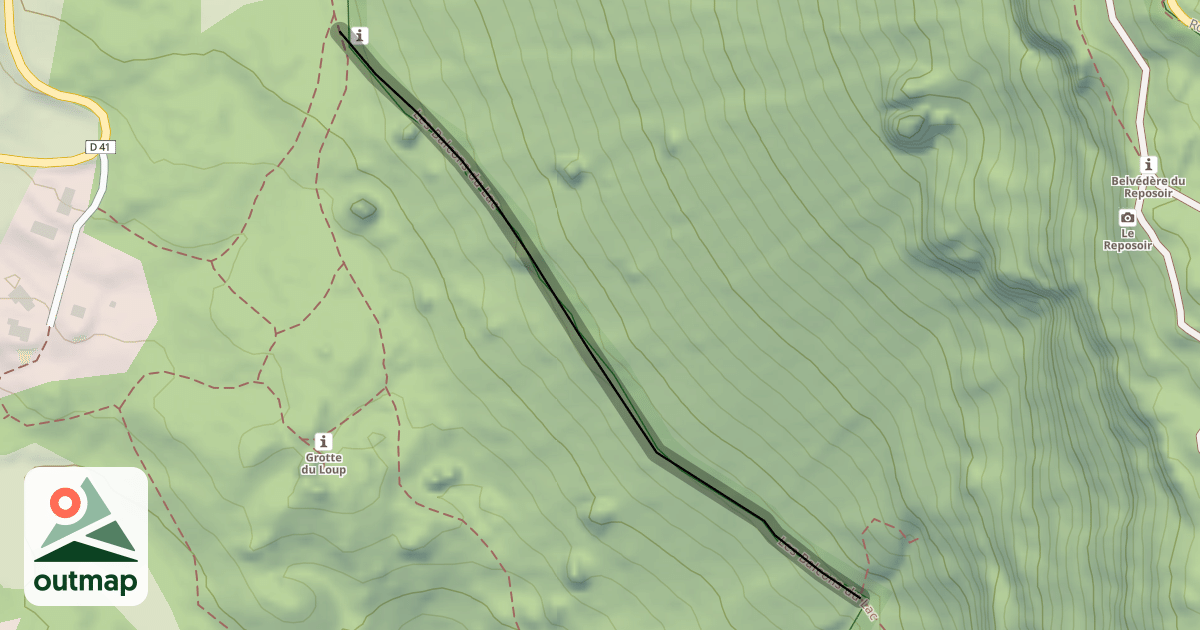 Map of Les Balcons du Lac