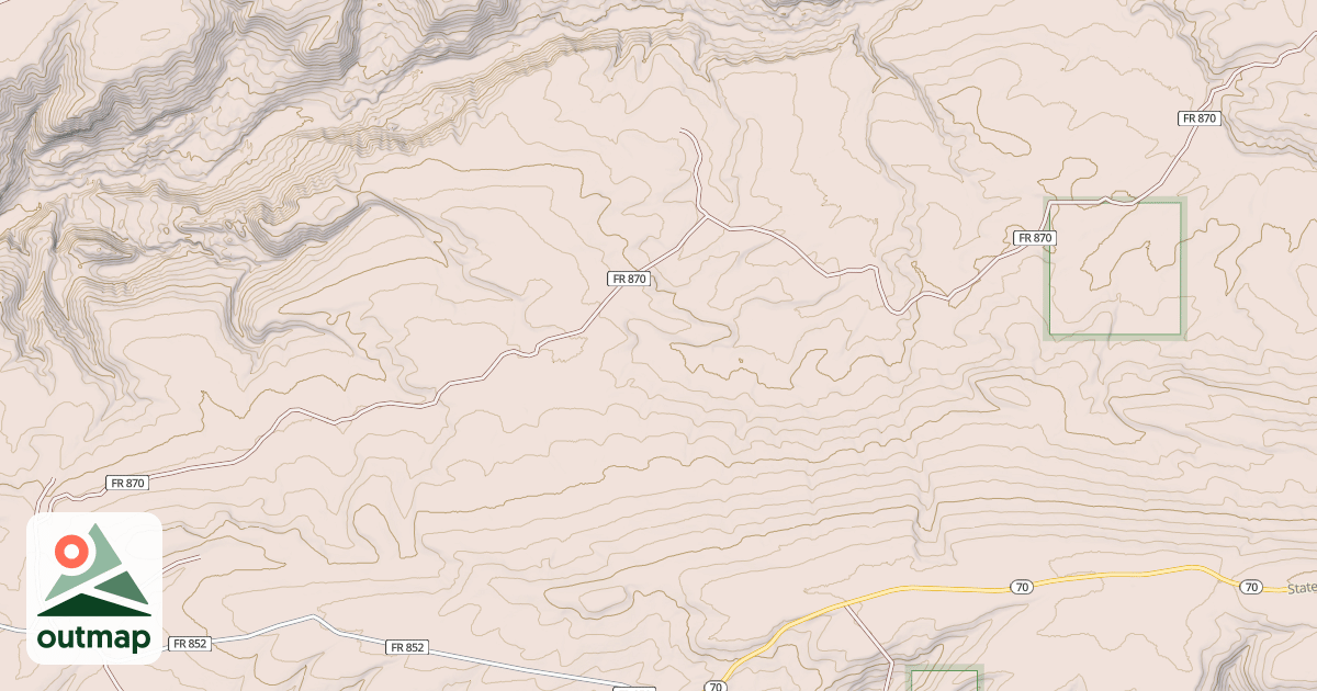 Map of DIVIDE HEADQUARTERS