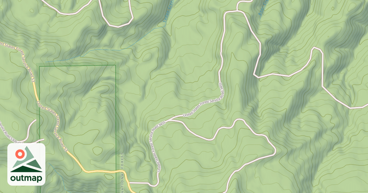 Map of BEAR CR