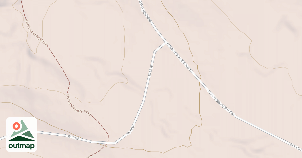 Map of LUDLOW JOJO - E