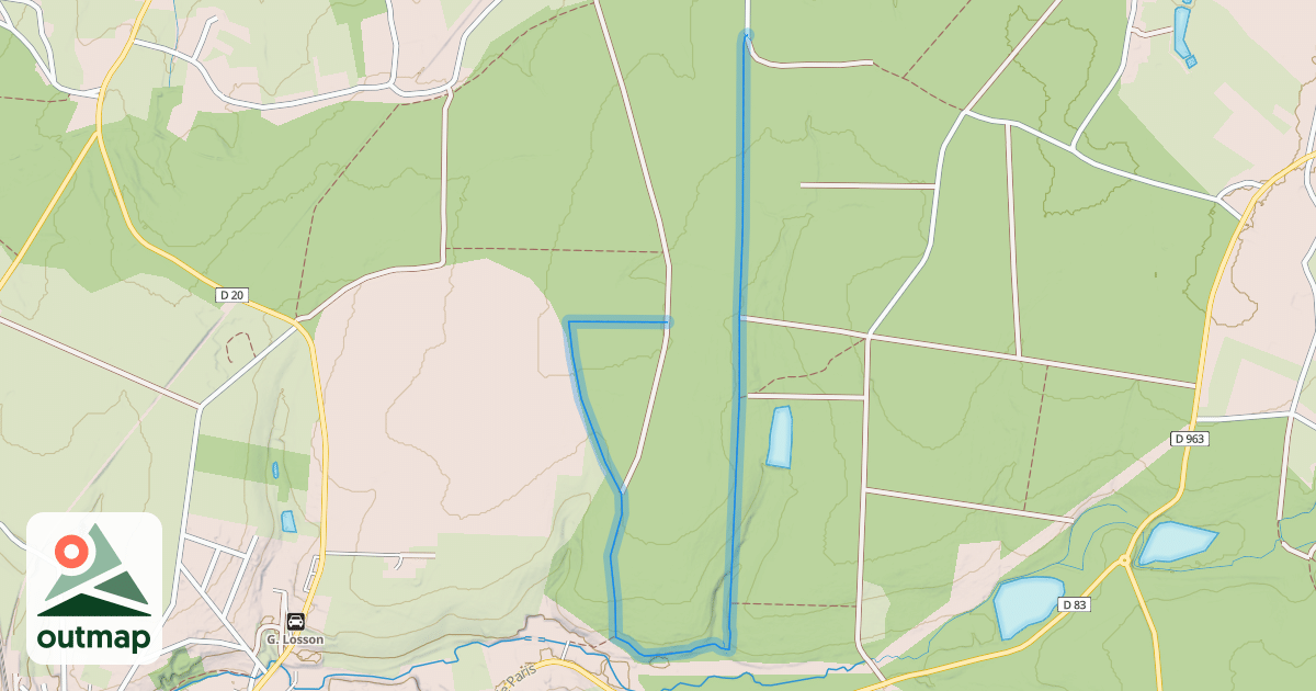 Map of Single du Pré Ruelle