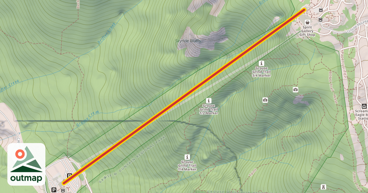 Map of Red Skyride